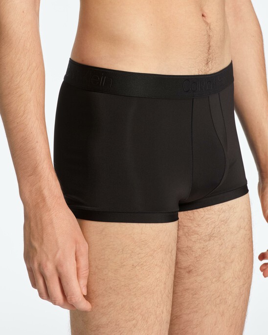 CK BLACK MICRO LOW RISE TRUNK