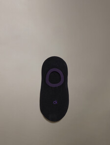CK Logo Sneaker Liner Sock, BLACK, hi-res