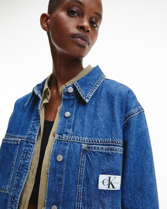 UTILITY DENIM SHIRT DRESS