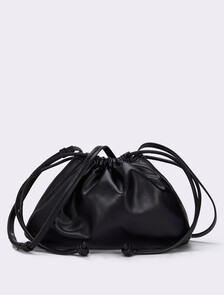 Gathered Drawstring Crossbody, Black Beauty, hi-res