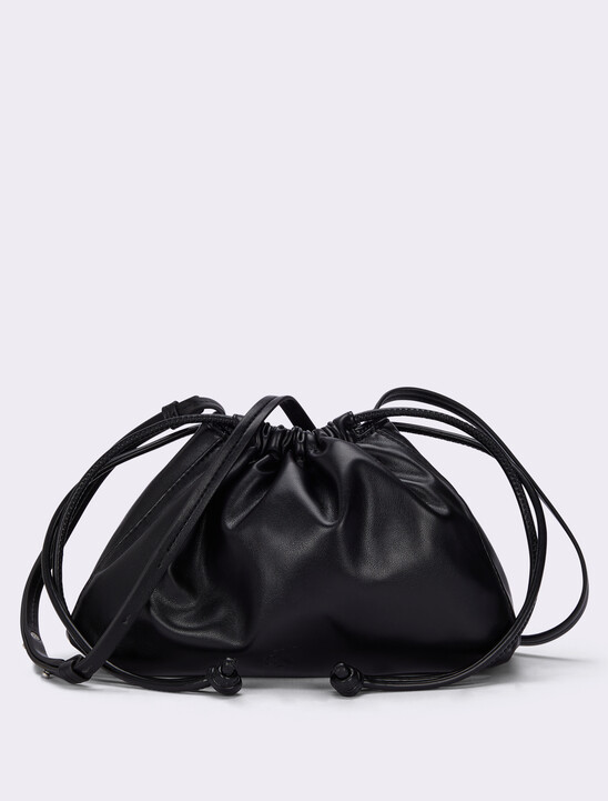 Gathered Drawstring Crossbody