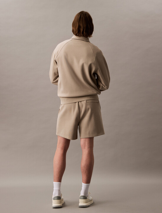Rib Knit Logo Applique Jogger