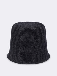 Monogram Cotton Classic Bucket Hat, BLACK BEAUTY, hi-res