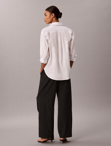 Icon Logo Waistband Tech Twill Pant, Black, hi-res