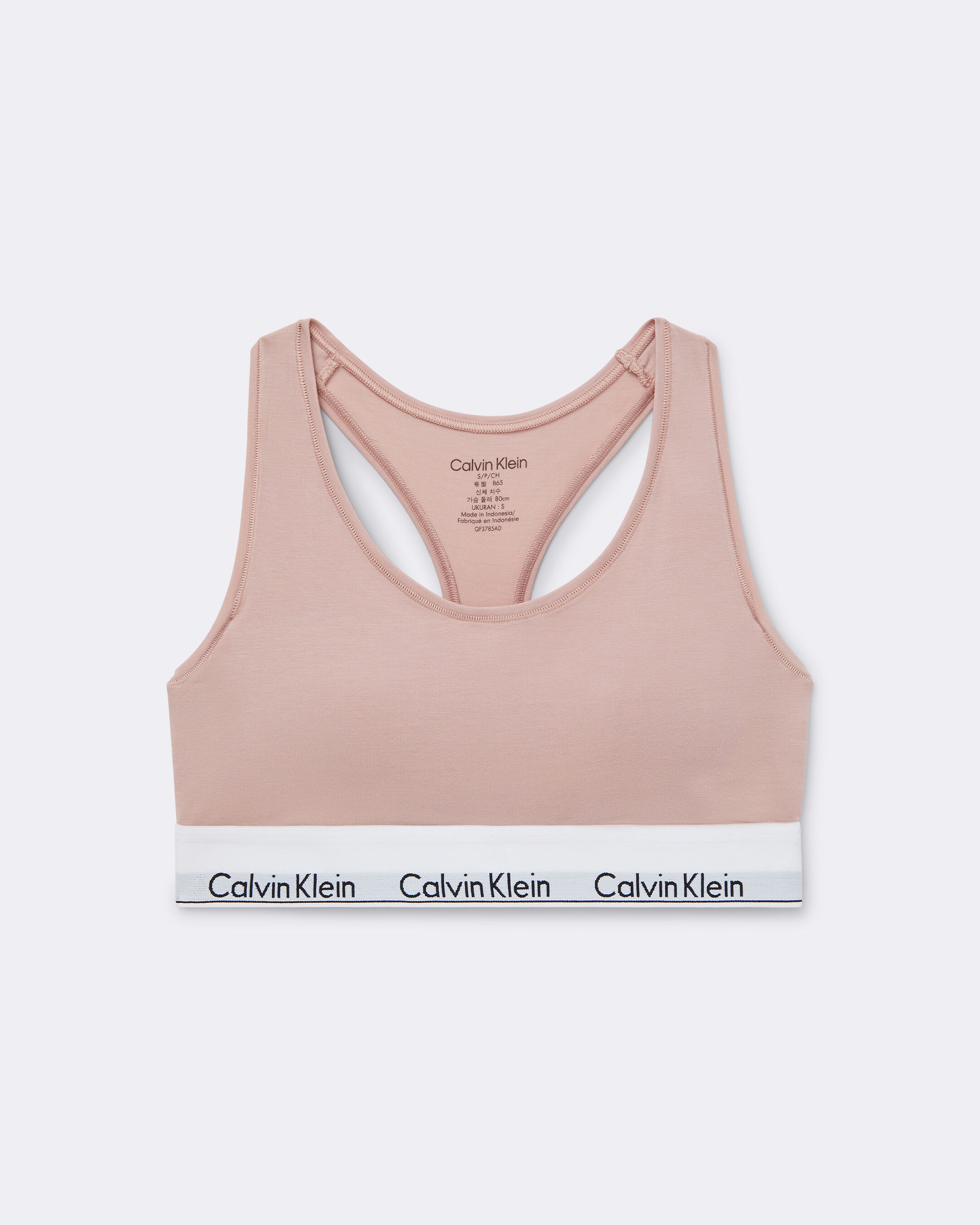 Pink calvin klein bralette deals