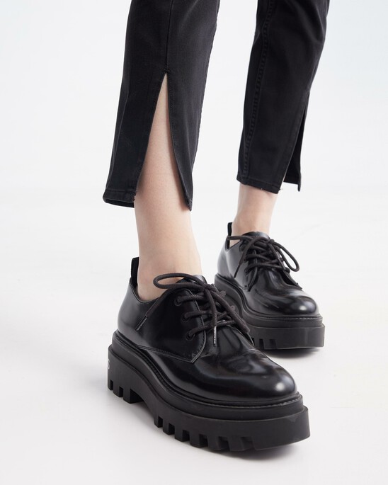 Ultimate Stretch High Rise Skinny Black Ankle Jeans