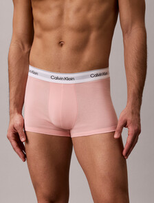 Icon Cotton Stretch Trunks 2 Pack, Bright Peach/ Breezy Blue, hi-res