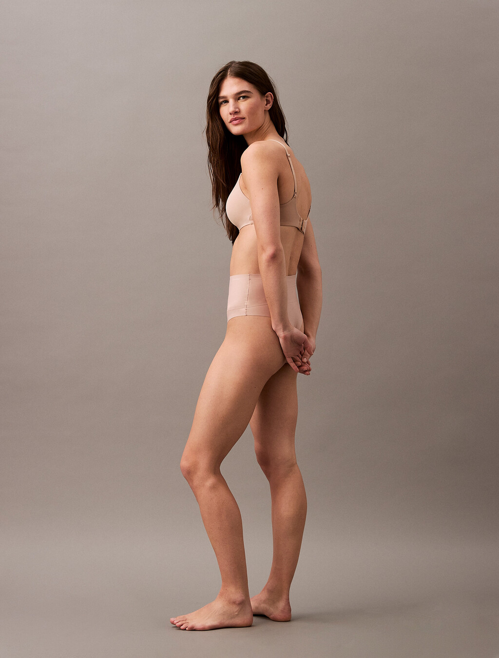 Second Skin Smoothing Thong, Cedar, hi-res