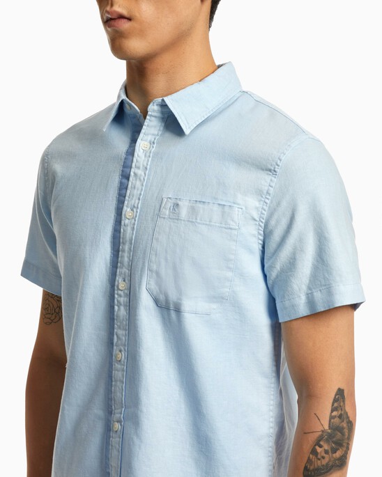 COTTON HEMP SUMMER SHIRT