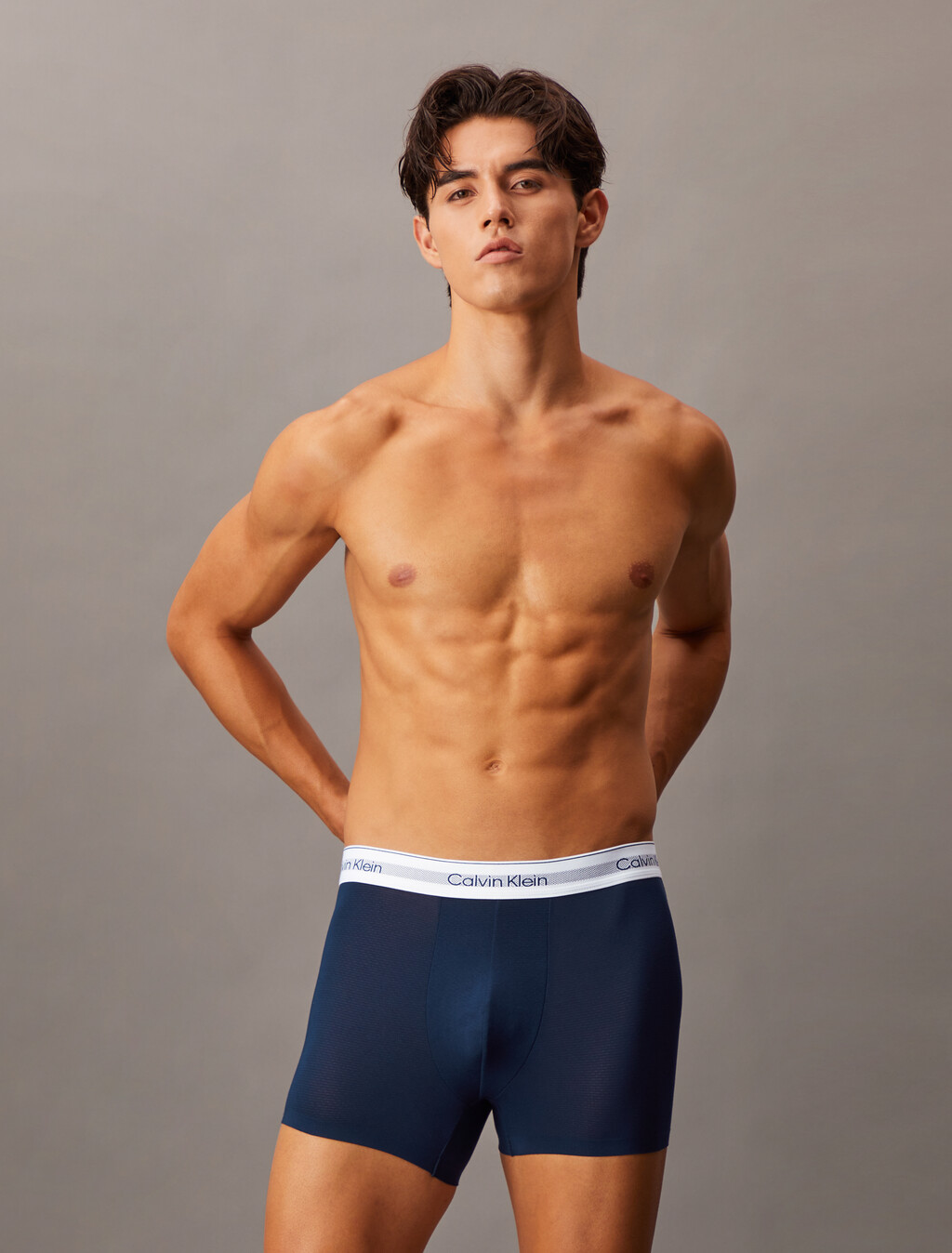 Icon Cotton Air Trunks, New Navy, hi-res