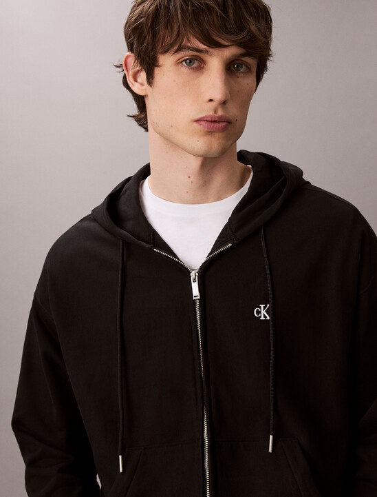 Premium Terry Relaxed Zip Hoodie