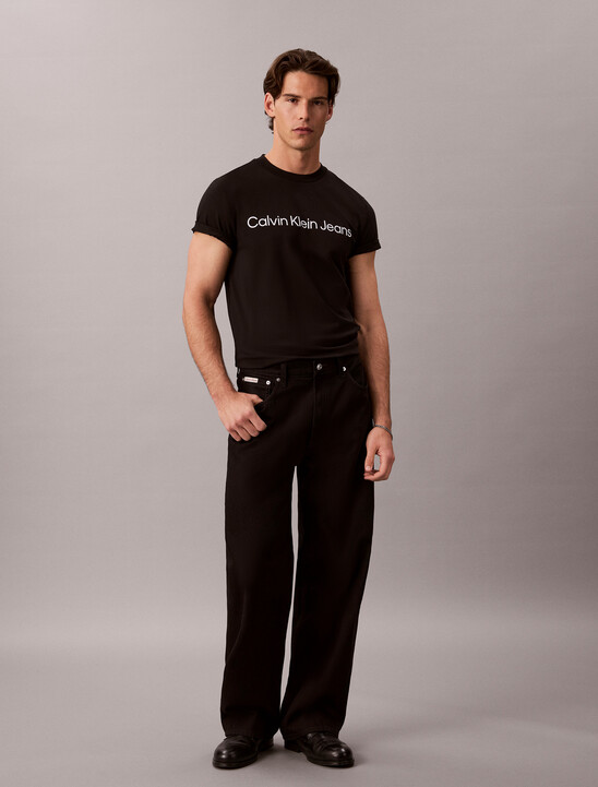Slim Stretch Cotton Crewneck Tee