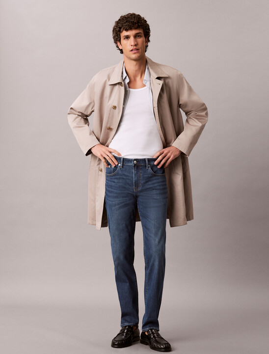 Dark Denim Body Taper Jeans