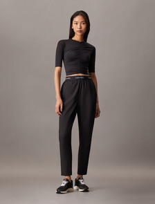Modern Sport High Rise Tapered Pants, Black Beauty, hi-res