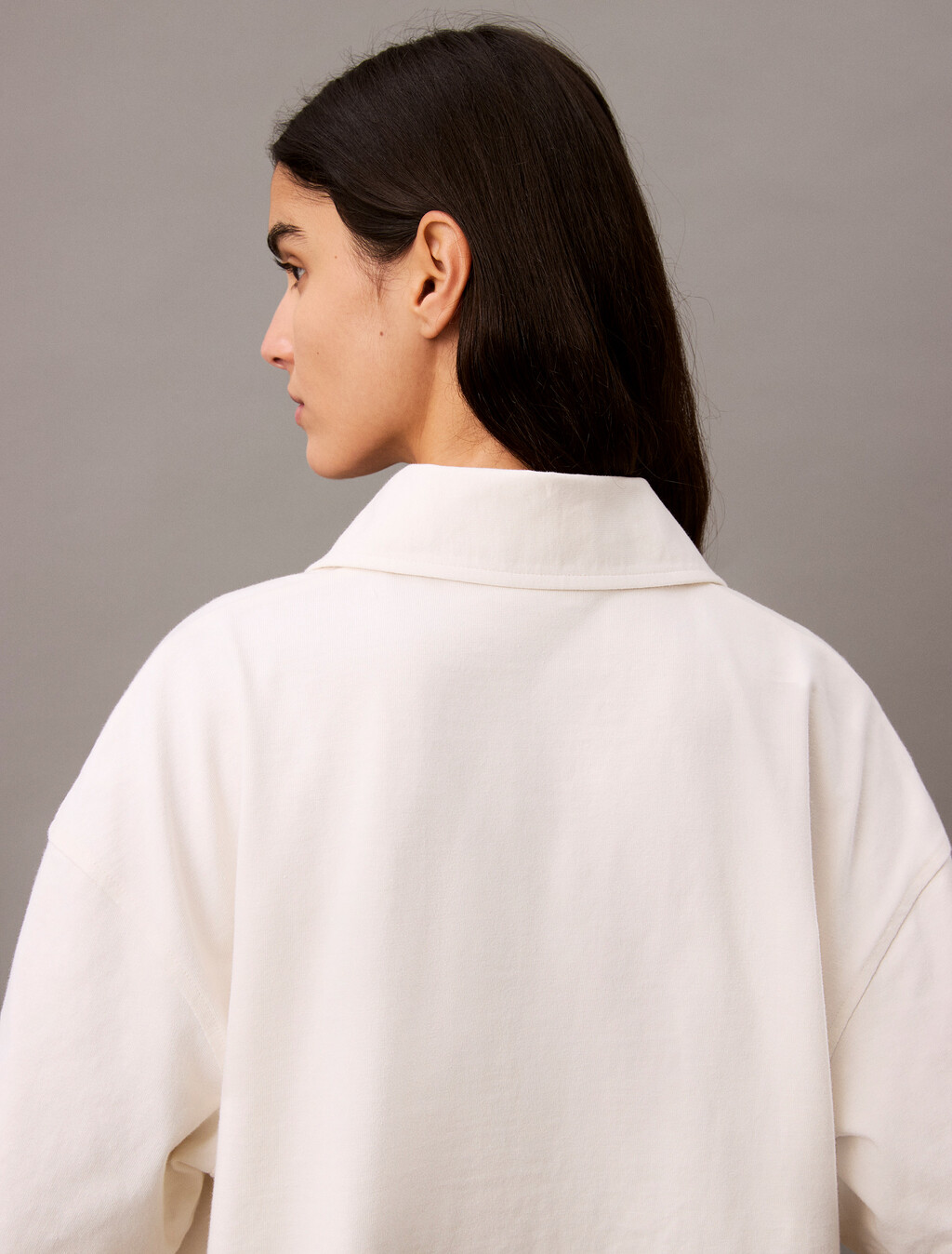 Cotton Jersey Logo Polo Shirt, Tofu, hi-res