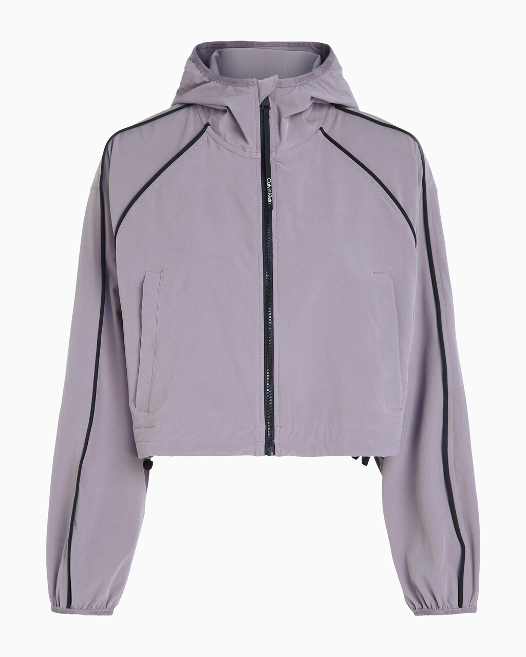 Cropped Windbreaker, GRAY RIDGE, hi-res