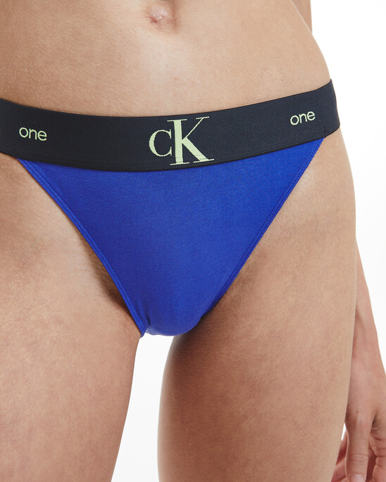 CK One Cotton High Leg Tanga