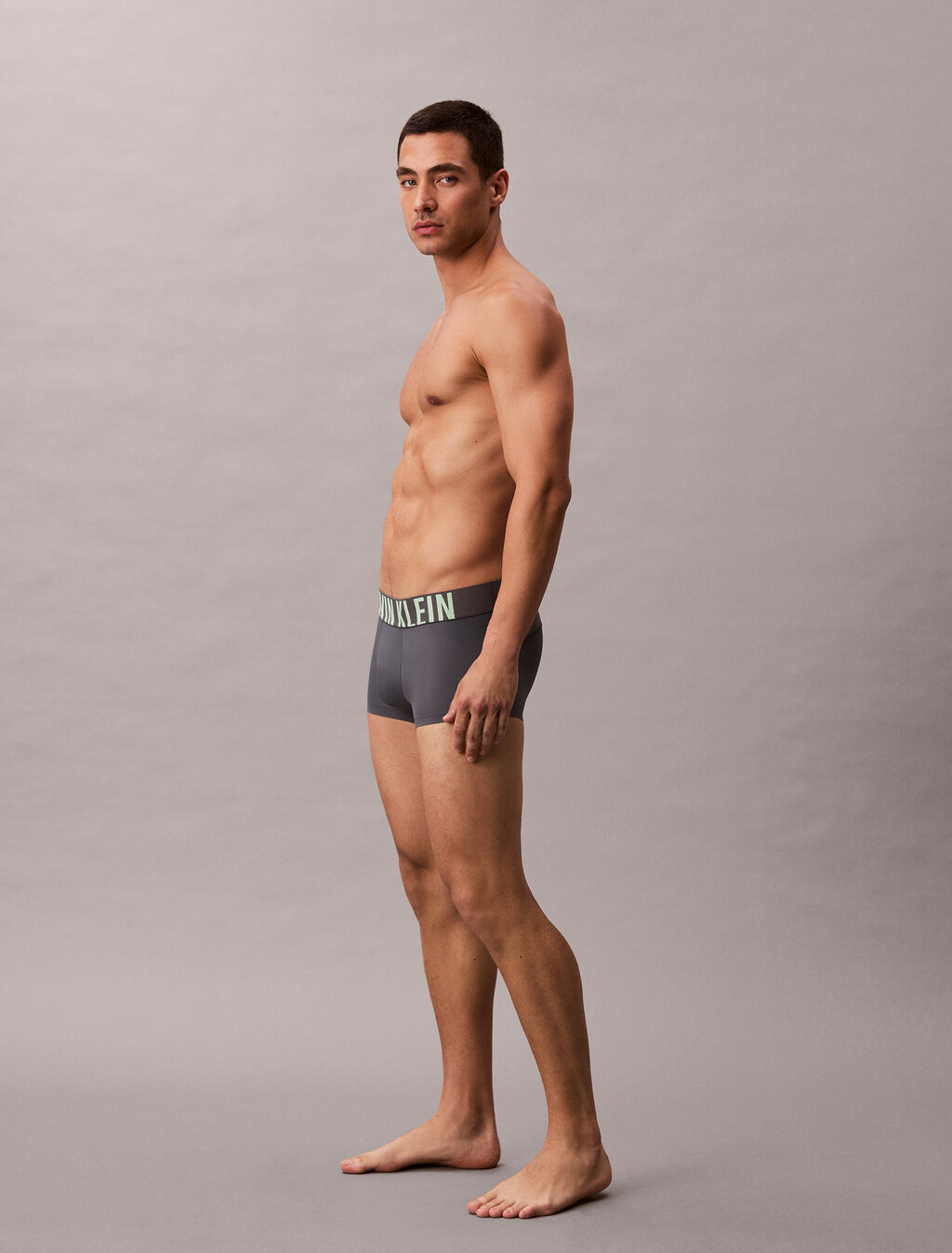 Sport Low Rise Trunks - Intense Power Micro, TURBULENCE W/ FOREST FREEZE, hi-res