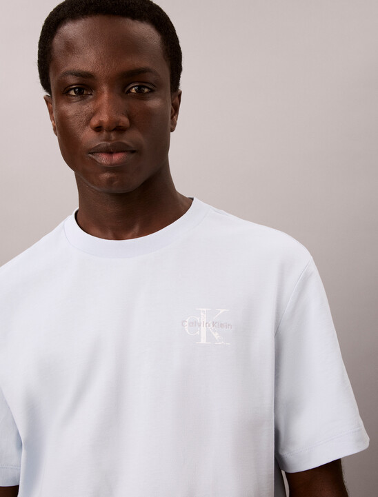 Distressed Monogram Logo T-Shirt