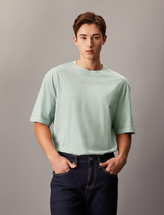 Washed Puff Print Tee