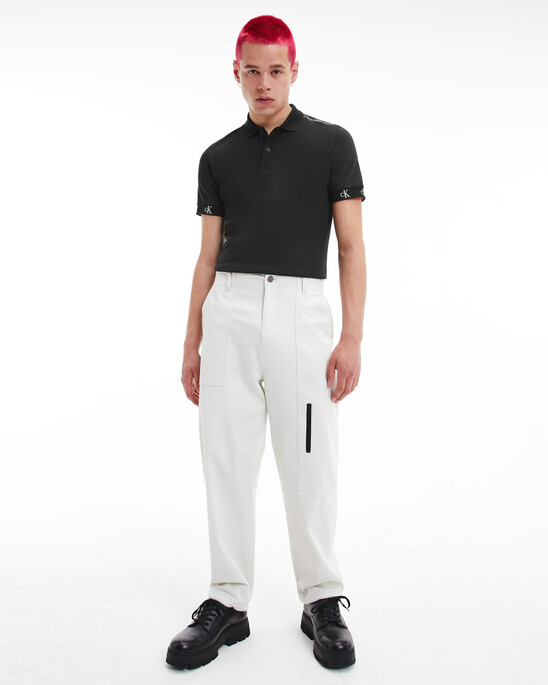 LOGO JACQUARD POLO