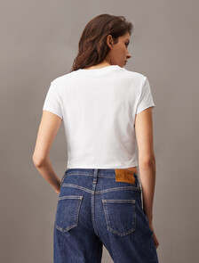 Institutional Baby Tee, Brilliant White, hi-res