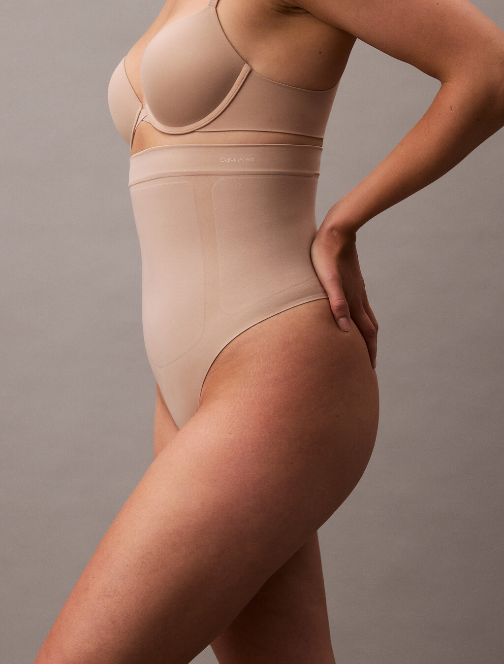 Secure Sculpt Thong, Cedar, hi-res