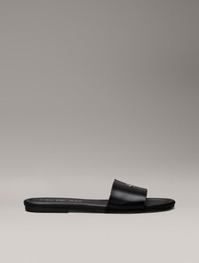 FLAT SANDAL SLIDE MG, Triple Black, hi-res
