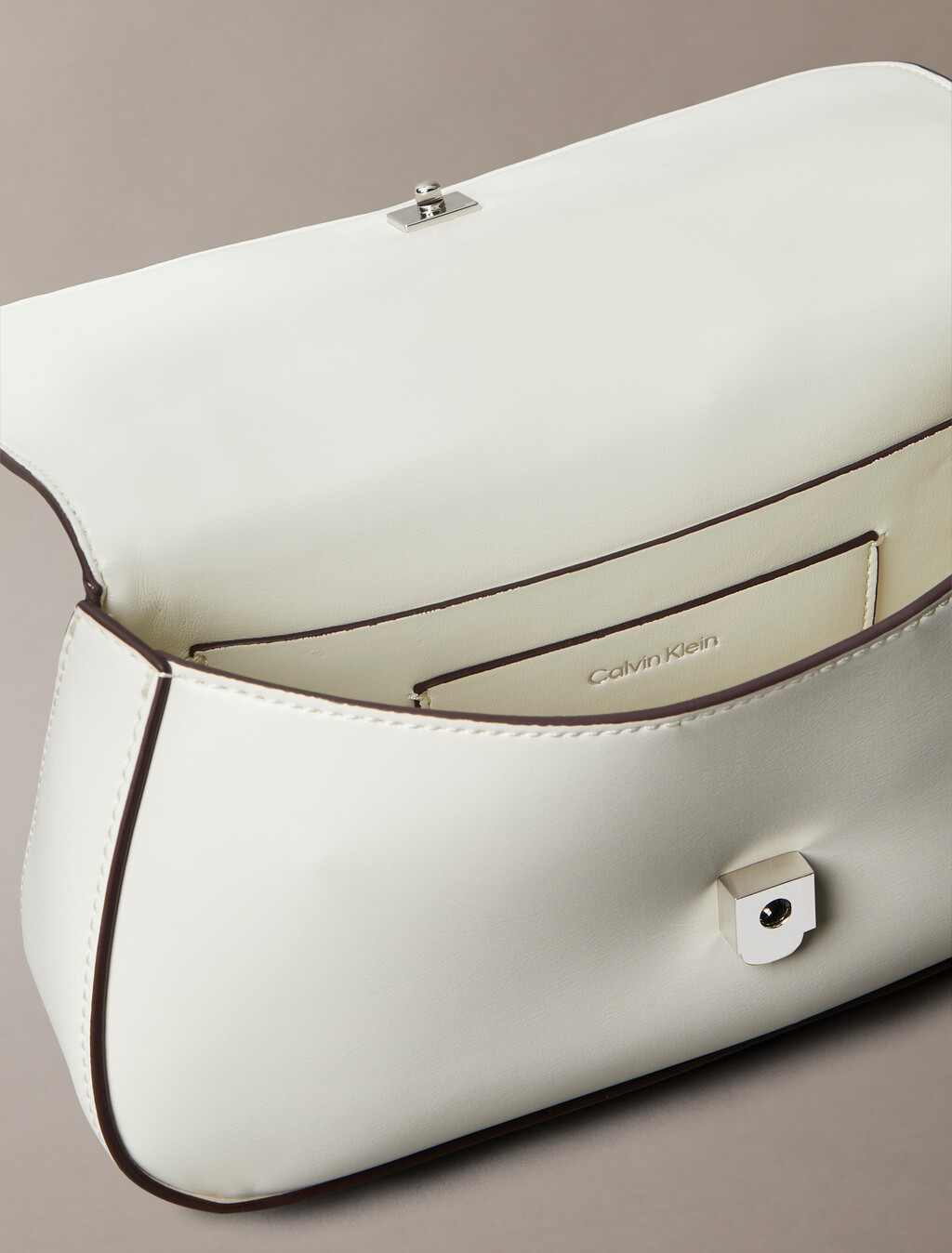Monogram Logo Hardware Tote Bag, Lily White, hi-res