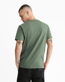 Monologo Organic Cotton Tee, Thyme, hi-res
