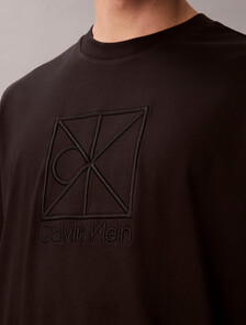 Relaxed Premium Interlock Emblem Logo T-Shirt, Black, hi-res