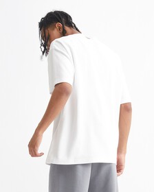 PREMIUM ESSENTIALS RIB KNIT TEE, Bright White, hi-res
