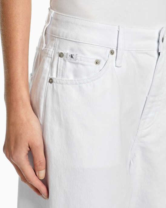 90S STRAIGHT WHITE JEANS