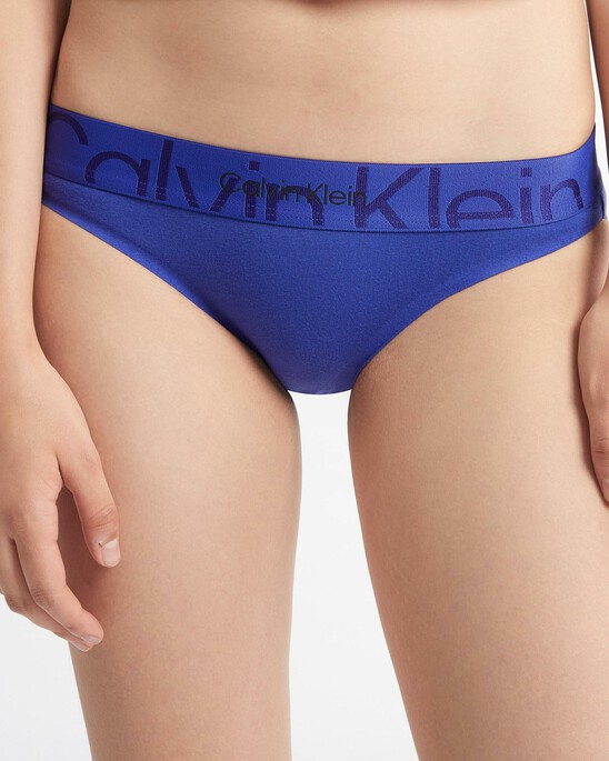 Embossed Icon Cotton Bikini