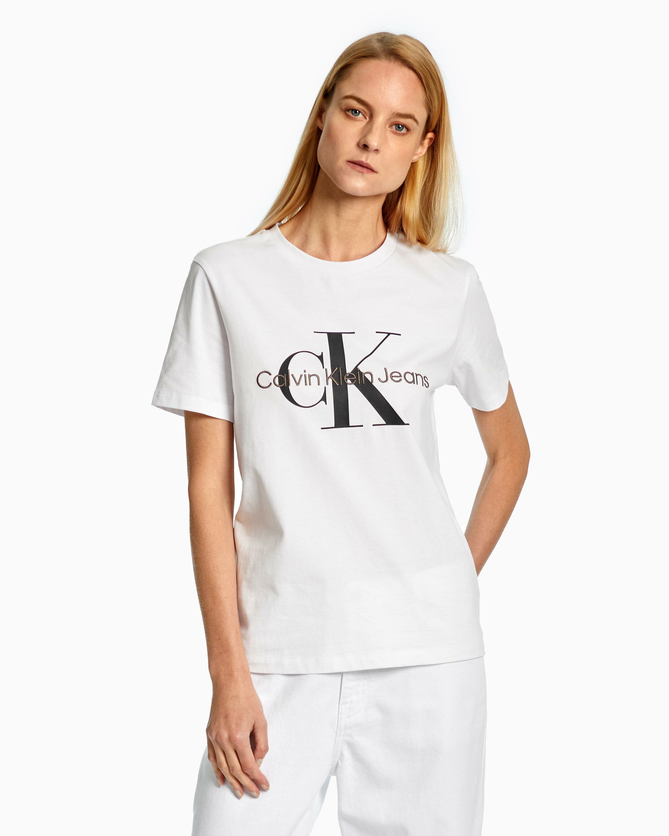 Calvin klein monogram deals shirt
