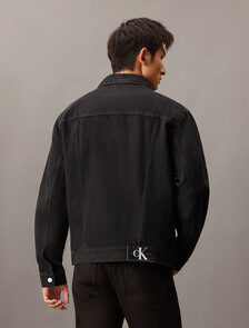 Oversized 90s Denim Jacket, Denim Black, hi-res