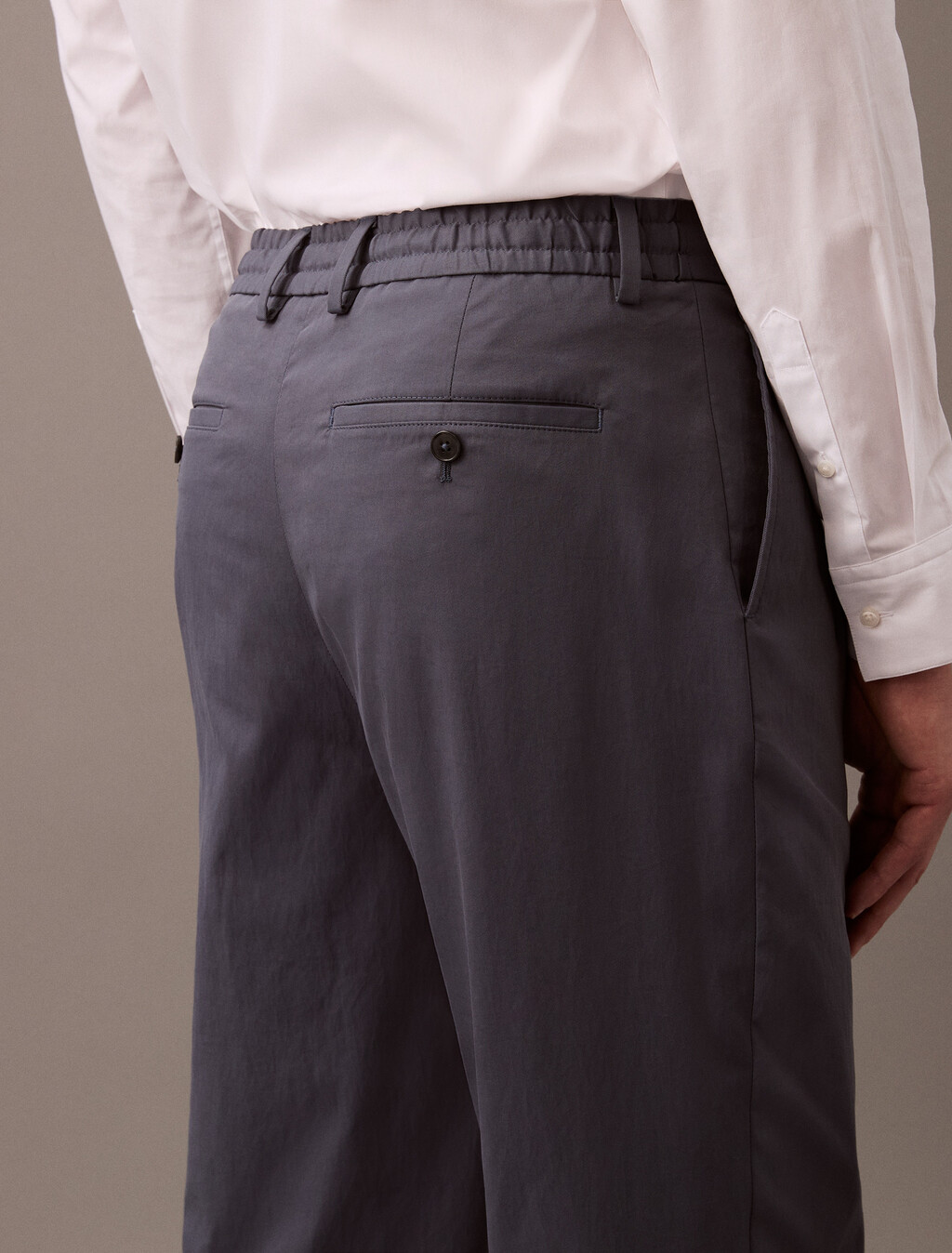 Technical Pleated Trousers, India Ink, hi-res
