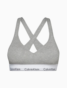 Icon Cotton Lift Pluge Bra, H111 Heather Grey, hi-res