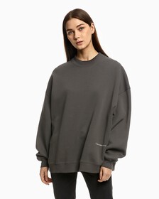 HYBRID COMFORT BACK SLOGAN SWEATSHIRT, Industrial Grey, hi-res