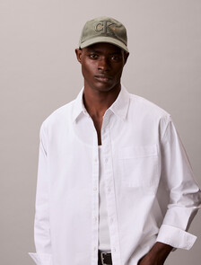 Layered Monogram Logo Graphic Baseball Cap, Thyme, hi-res