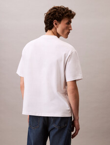 Script Logo Graphic Relaxed T-Shirt, Brilliant White, hi-res
