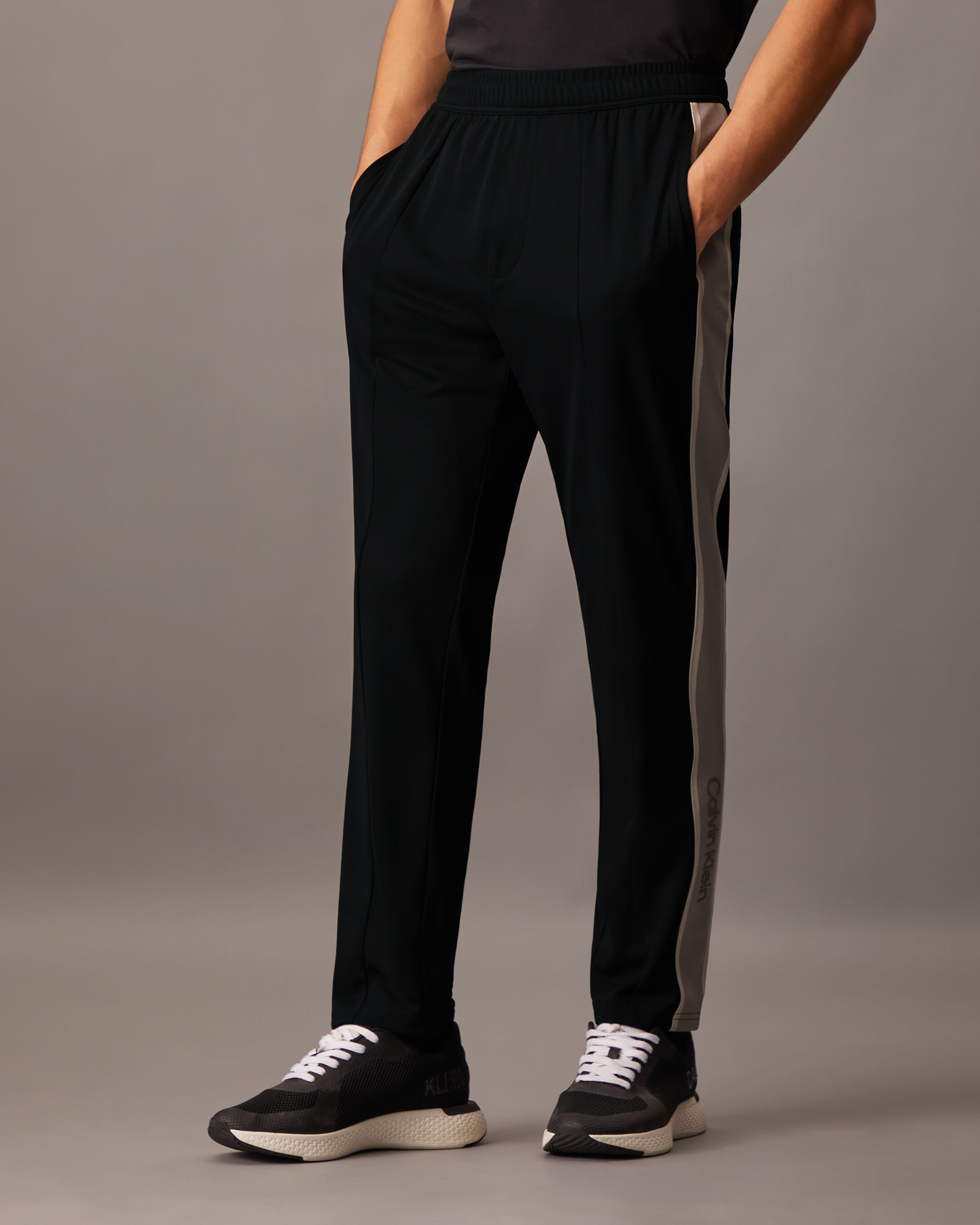 Calvin klein side stripe track pants outlet