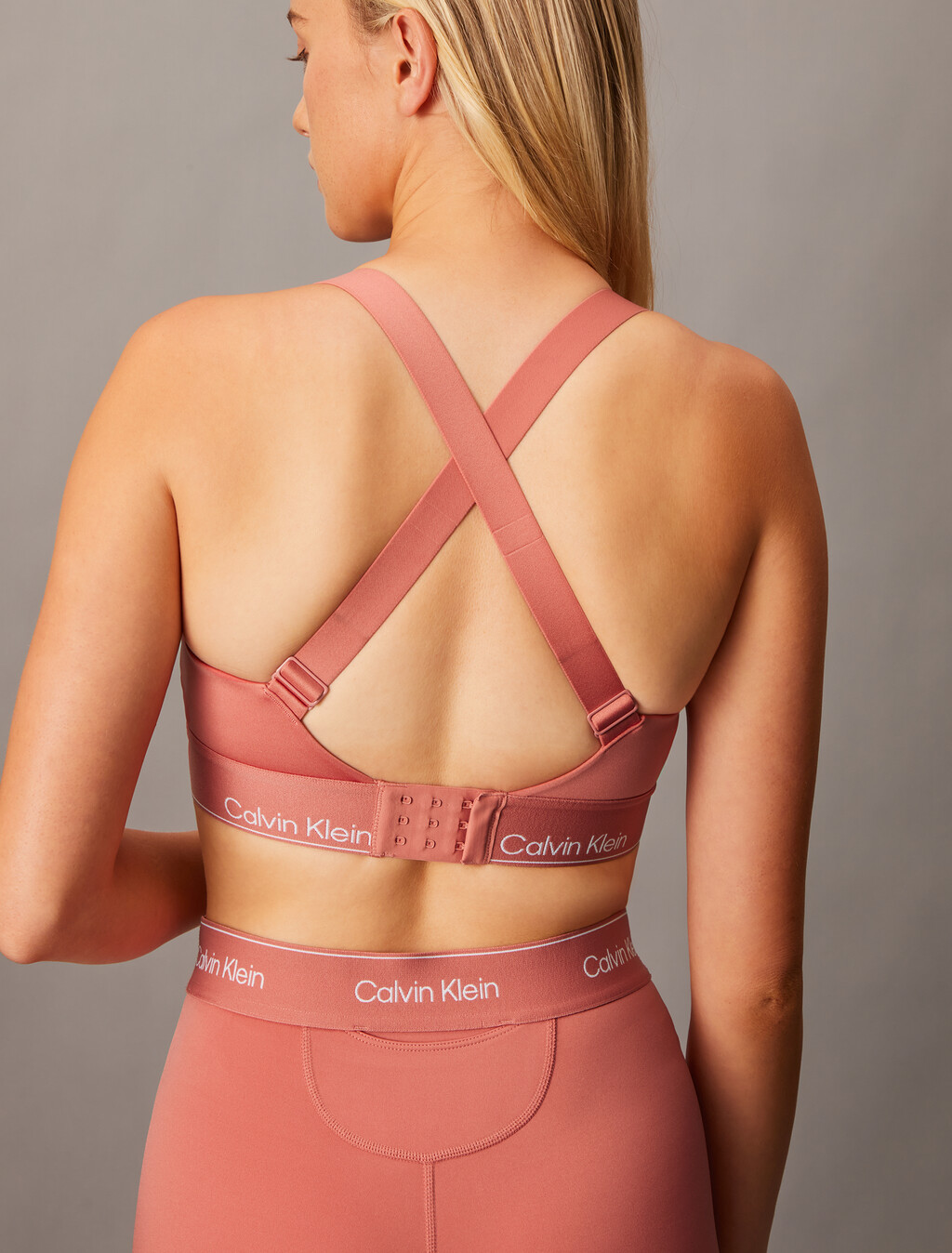 Essentials Modern Sport High Support Bra, Antique Pink, hi-res
