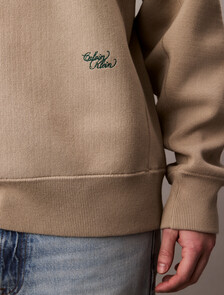 Cotton Blend Relaxed Sweatshirt, Pure Cashmere, hi-res