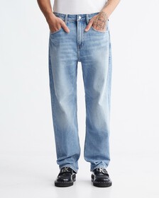 Recycled Cotton 90s Straight Jeans, LIGHT BLUE, hi-res