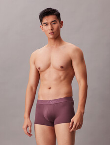 CK Black Microfiber Stretch Low Rise Trunk, Berry Wild, hi-res