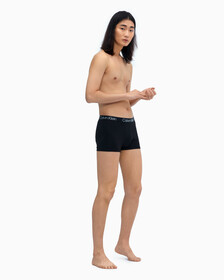 STRUCTURE COTTON TRUNK 2 PACK, BLK / GRHTR, hi-res
