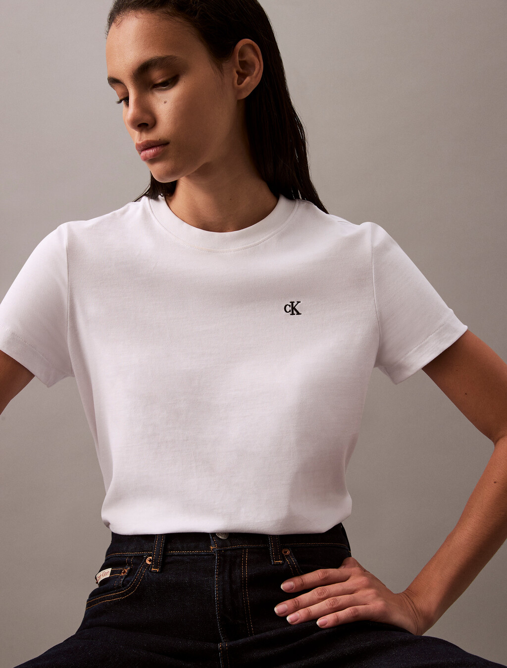 Classic Slim Tee, Brilliant White, hi-res