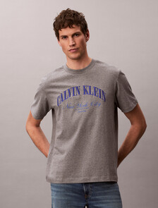 Embroidered NYC Logo T-shirt, Med Grey Htr, hi-res