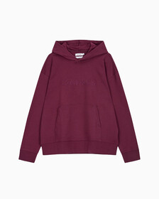 Hero Logo Terry Hoodie, Tawny Port, hi-res